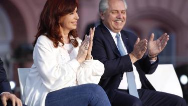 Cristina Kirchner y Alberto Fernández. Foto archivo. 