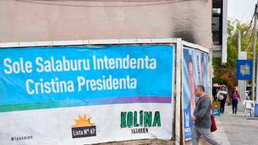 La campaña por las elecciones en Neuquén arrastra el operativo clamor para que Cristina Kirchner se postule. (Foto Matías Subat).-