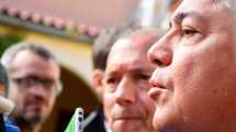 Imagen de Rolando Figueroa, a las urnas por asfalto