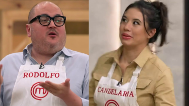 Rodolfo y Candelaria tuvieron un cruce durante la emisión de MasterChef este jueves. 