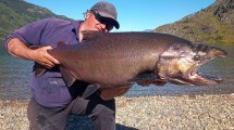 Imagen de «No me lo olvido más»: pescó un salmón de 16 kilos en Lago Puelo, a 20 km de El Bolsón