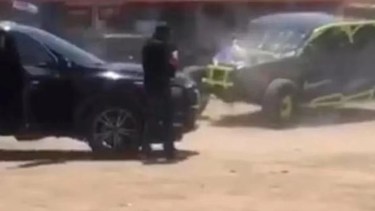 Unas nueve personas sufrieron heridas por el ataque en Baja California. Foto captura de pantalla.