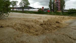 Las tremendas imágenes del temporal que que obligó a cancelar la Fórmula 1 en Italia