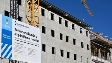 La obra de ampliación del hospital de Bariloche no recibe los recursos nacionales prometidos. Archivo