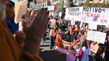 Imagen de Unter y Asspur llevaron su reclamo al Aniversario de Bariloche