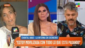 La angustia de Chantal Abad tras los rumores por la salida de Juan Ferrara de Cocineros Argentinos