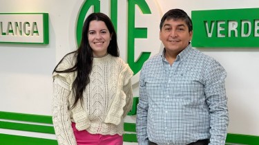 Quintriqueo felicitó a la nueva presidenta de la FUC. Foto: @CQuintriqueoOk