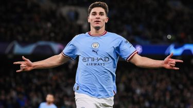 Julián Álvarez puso el 4 a 0 definitivo del Manchester City ante el Real Madrid.