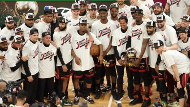 Miami Heat ganó el séptimo duelo en Boston y es finalista de la NBA.