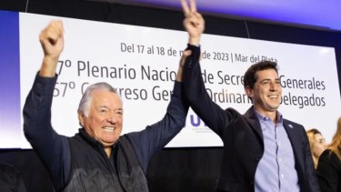 Luis Barrionuevo apoyó la precandidatura presidencial de Wado de Pedro. Foto gentilleza.