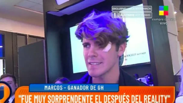 Marcos de Gran Hermano se lastimó el ojo y preocupó a sus fanáticos: qué le pasó