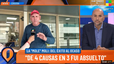 Fabio "La Mole" Moli reconoció que le pegó su exmujer. 