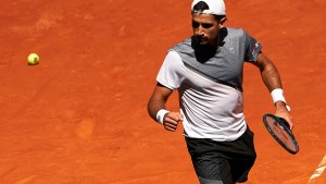 Cachín ganó el mejor partido de su carrera en el Masters 1000 de Madrid