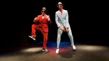 Rodolfo y Manuel despliegan su humor con "Tranqui 120", que llega al Alto Valle. Gentileza 