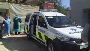 Ocurrió este viernes pasado el mediodía, en la localidad de Fernández. Foto: TN. 