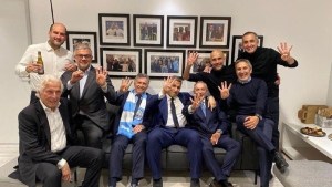 Macri festejó con Pep Guardiola el pase a la final del Manchester City en la Champions League