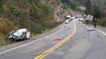 Imagen de Un muerto en un choque en la Ruta 40 cerca de Bariloche