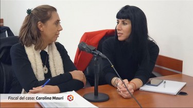 Fiscal Carolina Mauri y agente Carla Prevedi. (Gentileza)