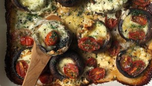Receta express: portobellos rellenos