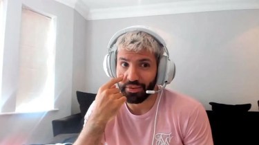 Sergio Kun Agüero reveló los motivos de su enojo con Ibai Llanos. Archivo.