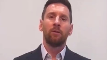 Ayer Lionel Messi pidió disculpas al PSG por no haber ido al entrenamiento. Captura video. 