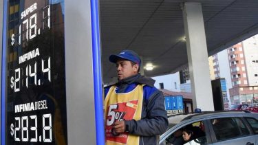 Aumento de combustibles.