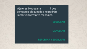 WhatsApp: qué pasa cuando bloqueo o reporto un contacto