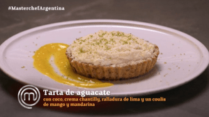 Receta de tarta de aguacate, el plato de Rodolfo que deslumbró al jurado de MasterChef