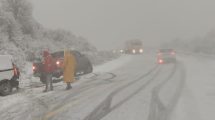 Imagen de Uso obligatorio de cadenas por la nieve entre Bariloche y El Bolsón