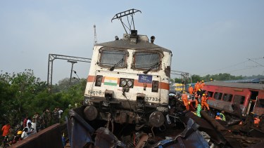 Accidente de tren en India. 