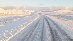 Restringen la circulación en la ruta 23 para vehículos pesados por el hielo