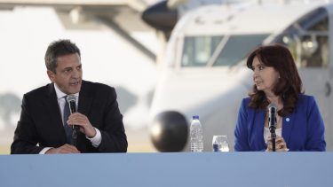 Sergio Massa y Cristina Fernández de Kirchner compartieron hoy su primer acto de campaña.