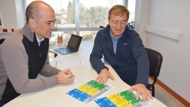 El presidente del PRO y diputado  Aníbal Tortoriello, y el presidente del bloque, Juan Martín, se reunirán este domingo para definir la postura del partido de cara al balotaje. Foto: Gentileza.