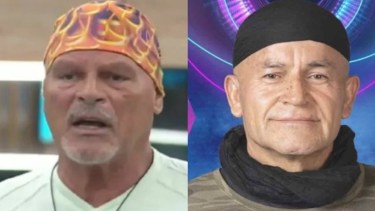 Walter 'Alfa' Santiago y Francisco Arenas, el Alfa "versión chilena" de Gran Hermano que lo imita.
