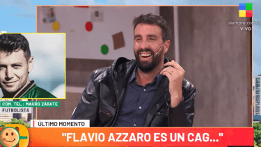 Tenso cruce entre Mauro Zárate y Flavio Azzaro en TV. 