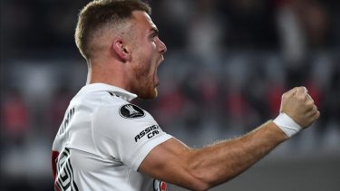 Beltrán metió el 1 a 0 de River.