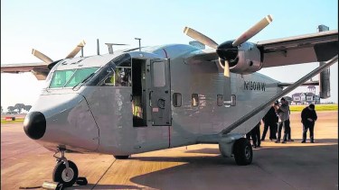 El avión Skyvan PA-51 fue uno de los utilizados para los “vuelos de la muerte”, comprado por el Ministerio de Economía