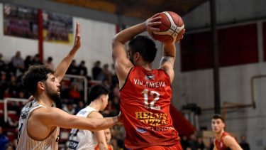 Lucas Villanueva vs. Franco Zalabardo, un gran duelo que se repetirá en Santa Rosa. (Matías Subat)