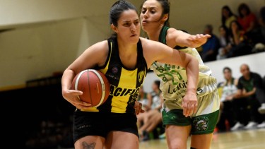 Mili Herrera y Fernanda Pardo, volverán a ser protagonistas en el choque entre Pacífico y Biguá que abre la Liga Federal. (Foto: Archivo / Matías Subat)