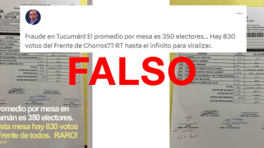 Los posteos con la desinformación recorrieron rápidamente las redes.