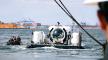 Imagen de Submarino Titán: las primeras imágenes de los restos, mientras eran trasladados a Canadá