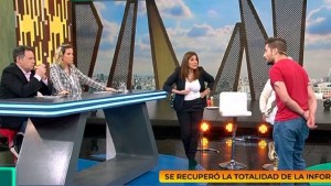 Ulises Jaitt protagonizó un violento escándalo con Tatiana Schapiro, en vivo con Maju Lozano