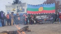 Imagen de Reclamaron por la libertad de las presas mapuches de Mascardi, en Cipolletti
