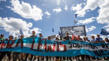 La CTA Autónoma de Río Negro se manifestó contra el dictamen del Procurador de Río Negro, Jorge Crespo.