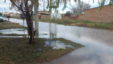 Muchas familias se vieron complicadas para salir de sus casas. Foto gentileza
