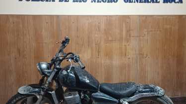 La motocicleta había sido robada el 23 de este mes. Foto: Gentileza.