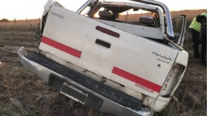 Murió una beba de 3 meses producto de un vuelco en Hilario Ascasubi, entre Patagones y Bahía Blanca