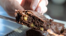 Imagen de Brownie veggie con zapallo y porotos