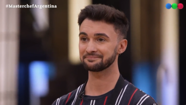 Juan Ignacio, eliminado de MasterChef Argentina, luego de ingresar por repechaje. Foto:  Captura Telefé