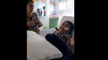 Imagen de Video: la emoción de Georgina que, con 10 años, estuvo uno internada en Neuquén